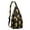 Black-1, variant on Funny Pizza Sling Backpack for Pizza Lovers – Cartoon Pepperoni & Cheese Print Crossbody Daypack for Teens, Women & Foodies – Lightweight & Cheesy Design for Travel, Hiking, School, Pizza Parties