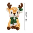 thumbnail image 2 of Christmas Deer Doll Plush Toy Gift Doll without Label - Soft Plush Deer for Holiday Presents and Decor, 2 of 5