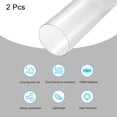 thumbnail image 3 of Acrylic Pipe Clear Rigid Round Tube 76mm ID 80mm OD 10" for Lamps and Lanterns, Water Cooling System 2pcs, 3 of 6