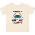 thumbnail image 3 of Inktastic Someone in Maryland Loves Me Crab Boys or Girls Baby T-Shirt, 3 of 5