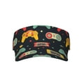 thumbnail image 3 of Balery Retro Video Game Sport Wear Athletic Visor Sun Sports Visor Hat Visor Adjustable Cap for Women and Men (One Size), 3 of 8