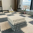 thumbnail image 6 of 30*30CM Soft Plush Kids Carpet Baby Play Mat 10PCS Puzzle Carpet Warm Playmat Interlocking Exercise Tiles Foam Children's Mat, 6 of 10