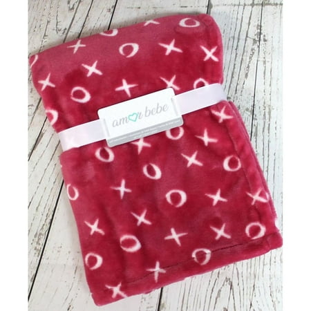 UPC: 0620281060250 | 3 Stories Trading Co XOXO Love Coral Fleece Baby Blanket