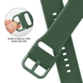 thumbnail image 2 of compatible Apple Watch Series 3 42mm Pin Buckle Silicone Watch Band Cheap and fine, 2 of 3