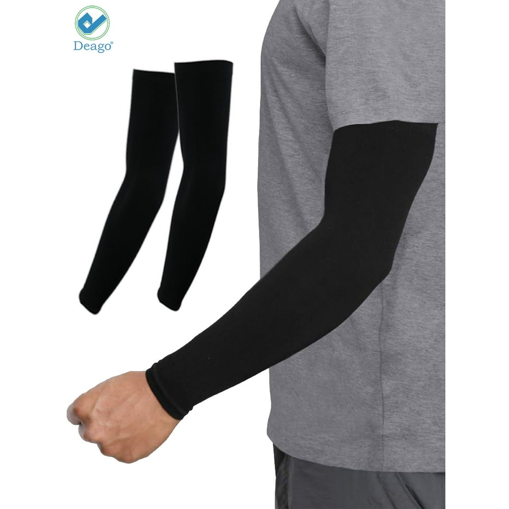 Deago UV Sun Protection Cooling Arm Sleeves Sunblock Cover For Men