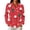 Vermilion-A#130824aa, variant on Trgacdwlo Christmas Polo Shirts for Women Christmas Print Women's Golf Shirts Collared Button Down Xmas Long Sleeve Women's Blouses