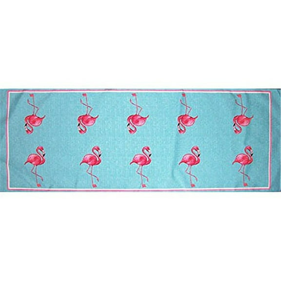 Betsy Drake RN084G 13 x 54 in. Flamingo Table Runner