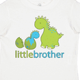 thumbnail image 4 of Inktastic Dinosaur Little Brother Green Boys Toddler T-Shirt, 4 of 5