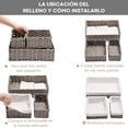 thumbnail image 2 of Juego de Canastas Organizadoras：3 Piezas Cestas Tejidas a mano para Almacenamiento, Organizador para Baño, para Hogar y Dormitorio, 2 of 4