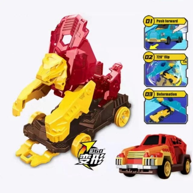 DMH Explosion Wild Speed Fly Deformation Car 4 Screechers Beast Attack Action Figures Capture Flips Transformation Surprise Gift Toy