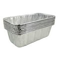 thumbnail image 5 of Pactogo Loaf Pans - Disposable Aluminum Foil 1 1/2 lb. Bread Tins 8.5" X 4.5" X 2.3" (Pack of 25), 5 of 6