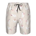 thumbnail image 4 of Naloa Beautiful Rabbit Men's Beach Shorts, Surfing shorts, Swim trunks, Quick Dry Swim Trunks for Surfing Beach Fun - XX-Large, 4 of 9
