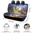 thumbnail image 2 of Chica Luna-theme Car Rear Seat Covers Back Elastic Flexible Car Seat Covers Decorative Fits Most Cars 120x59x76cm, 2 of 6