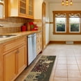 thumbnail image 4 of Ottomanson Non-Slip Rubberback Chef 2x5 Kitchen Runner Rug, 20" x 59", Beige, 4 of 8