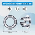 thumbnail image 2 of 4Pcs Sink Overflow Ring Kitchen Bathroom Sink Hole Round Overflow Cover Basin Trim Overflow Drain Cap Cover Insert in Hole Spares, 2 of 4