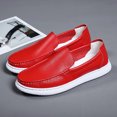 thumbnail image 5 of Men's Casual Loafers Slip On Leather Shoes Comfortable Lightweight Driving Shoes Male Moccasins Classic Penny Loafer Flats Boat Shoes Outdoor Walking Shoes, 5 of 18