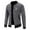 Dark Gray, variant on Men's Knitted Wool Sweater Coat for Autumn Winter Casual Outdoor Wear with Zip Front and Stand Collar Long Sleeve