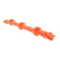 thumbnail image 2 of Infinity Pet TPR Rope Chew and Tug Toy, Triple Knot, Orange, 2 of 9