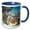 Blue/White, variant on 3drose, Utah, Bryce Canyon National Park, Hoodoos - Us45 Rer0094 - Ric Ergenbright, 11oz Two-tone Black Mug