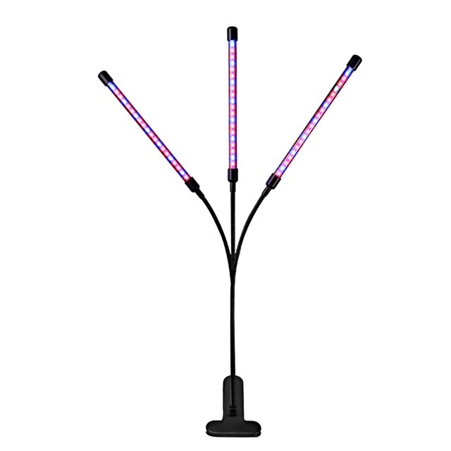 Luz de cultivo de 3 cabezales Brazo ajustable 60 Bombilla de luz LED Lámparas de cultivo de Abanopi Grow Light