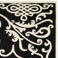 thumbnail image 2 of SAFAVIEH Soho Aras Abstract Wool Area Rug, Black/Ivory, 6' x 9', 2 of 4