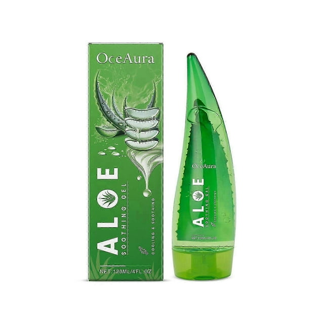 Oceaura Gel de Soin à l'Aloès Traitement après-Soleil Peau Hydratant Rafraîchissant Gel Facial à l'Aloès