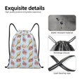 thumbnail image 5 of Drawstring Backpack - Conch Shell No.J97 Splash Proof Small Drawstring Gym Bag for Women Men, Cinch Sports String Bag Backpack for Travel Swimming Beach, 5 of 8