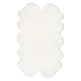 thumbnail image 6 of nuLOOM Quarto Faux Sheepskin Shag Area Rug, 3' 6" x 6', Shaped, Faux Sheepskin Natural, 6 of 8