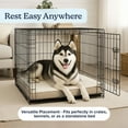 thumbnail image 6 of PETMAKER 44x35 Orthopedic Dog Bed with Memory Foam and Sherpa Cover, Tan, 6 of 7