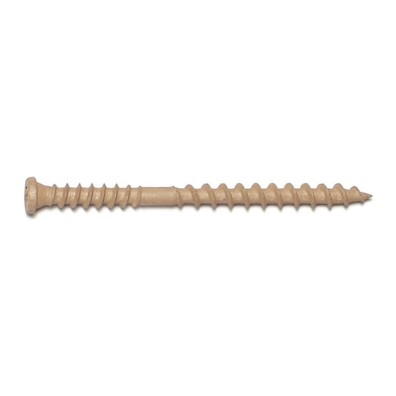10 x 2-1/2" Star Drive Tan Composite Deck Saberdrive Screws 5 lb. Box (426 pcs.)