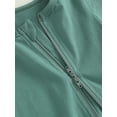 thumbnail image 6 of Coduop Newborn Baby Girls Boys Zipper Romper Pajamas Long Sleeve Footless Jumpsuit Sleepwear, 6 of 7