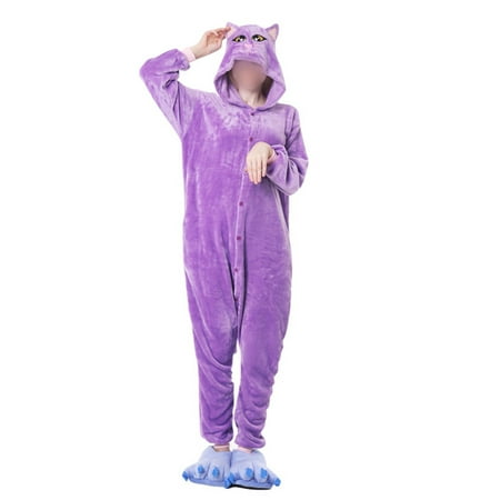 

Avamo Adult Onesie Pajamas for Women Cartoon Animal Christmas Hoodies Sleepwear Nightwear Sherpa Fuzzy Fleece Romper Jumpsuit