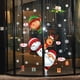thumbnail image 2 of Pegatinas de copos de nieve navideños para ventanas de vidrio, calcomanías navideñas, decoraciones navideñas, calcomanías de renos de Papá Noel y copos de nieve para fiestas, pegatinas estáticas, 2 of 4