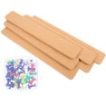 thumbnail image 1 of KONTONTY 6pcs Felt Board Tiles Yellow Simple Design Schedule Display Classroom Organization Wall Decor, 1 of 5