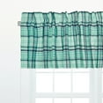 thumbnail image 2 of Mckinley Plaid 100% Cotton Single Window Valance 15" x 72", 2 of 4