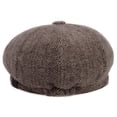 thumbnail image 4 of SikaFu Male berets Ivy Hat Big Head Man Spring Summer and Autumn Newsboy Cap Wool Beret Caps Winter Felt Flat Caps 56-58cm 58-60cm, 4 of 6