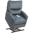 thumbnail image 2 of Mega Motion Polo Polyester and Nylon 3-Position Chaise Lounger in Blue/Gray, 2 of 3