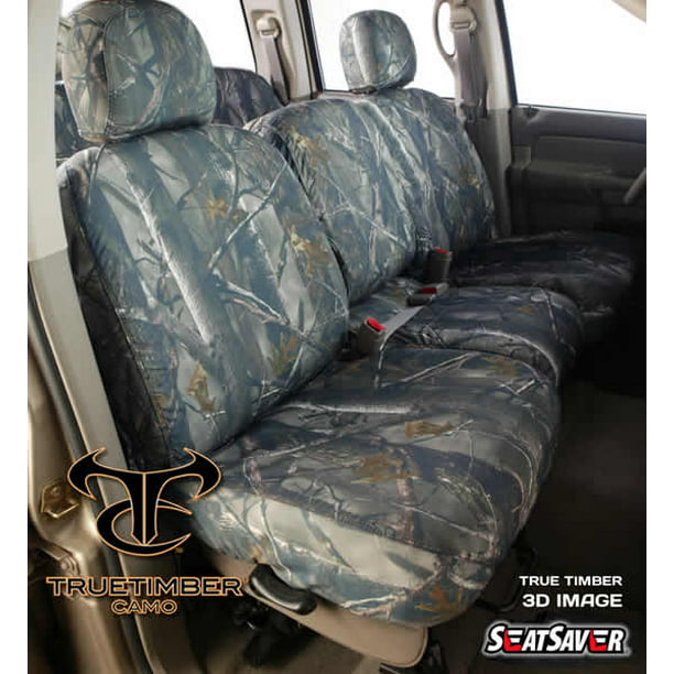 Seatsaver Seat Protector 2005 07 Fits Dodge Dakota Quad Cab 2nd Row 60 True Timber 3d Image Ss7378ttxd Com - Seat Covers For 2005 Dodge Dakota Quad Cab