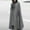 Gray, variant on AOOCHASLIY 2023 Women Tops Women Trench Coat Open Front Cardigan Jacket Coat Cape Cloak Plus