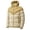 Khaki, variant on Mens Winter Coats Sherpa Jackets Puffer Outerwear Fall Clothes Warm Hooded Coats Full Zip Up Tops Casual Fashion Patchwork Coats with Pockets