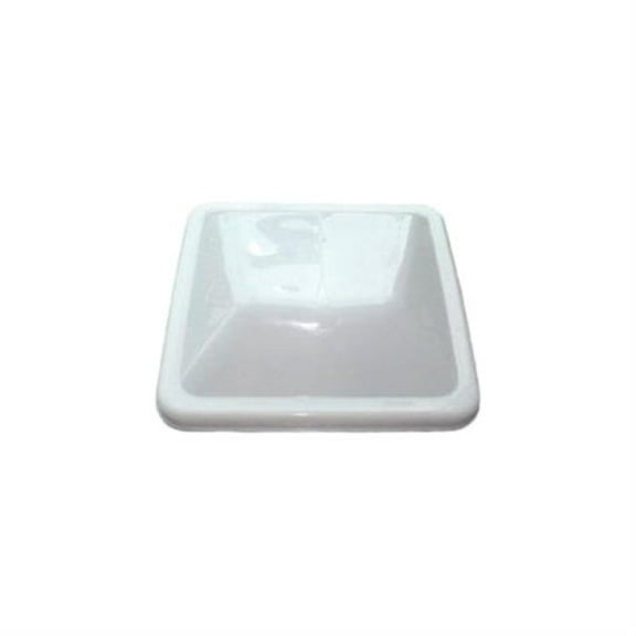 Ventline BVE0108-00 Replacement 14" x 14" Vent Cover for Ventadome E-Z Lift RV Roof Vents - White