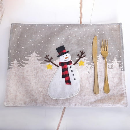 

Ycolew Hoom Decora Wall Decor Clearance Decor Christmas Decorations Christmas Table Mat Santa Claus Christmas Snowman Christmas Table Mat Gift Room Decor