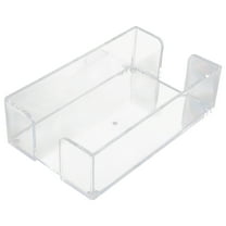 Transparent Acrylic Napkin Storage Box Wipes Dispenser Paper Holder Bathroom Tack Modern