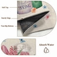 thumbnail image 6 of Rectangle Rug 5x8ft Area Rug, Spring Lavender Daisy in Vase Area Rugs for Living Room Bedroom, Retro Butterflies on Linen Floor Mat Non-Slip Non-Shedding Carpet Indoor Accent Rugs, 6 of 9