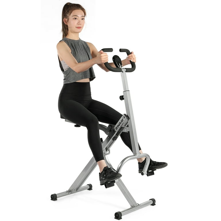 Zinray Squat Machine Exercise Equipment Rower Ride Fitness Trainer for Total Body Workout