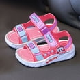 thumbnail image 2 of TOWED22 Kid Sandals Boy Summer Sports Hiking Sandals Adjustable Straps Toddler Little Big Kid(Red,9.5), 2 of 8
