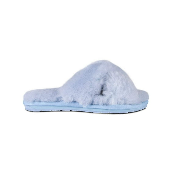 Cloud Nine Women's Emma Sheepskin Slippers Blue 8 M