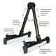 thumbnail image 3 of Soporte plegable para guitarra, expositor vertical, accesorios para guitarra, instrumento musical, bajo (negro), 3 of 5
