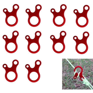 20PCS Plastic Cord Tensioners Rope Adjuster Tent Guy-Line Wind Rope ...
