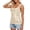 Beige, variant on Women Fashion Sequin Cami Tank Top, Sleeveless Thin Spaghetti Straps Shiny Glitter Blouse, Loose Fit Party Club Evening Dressy Shirts Beige XL